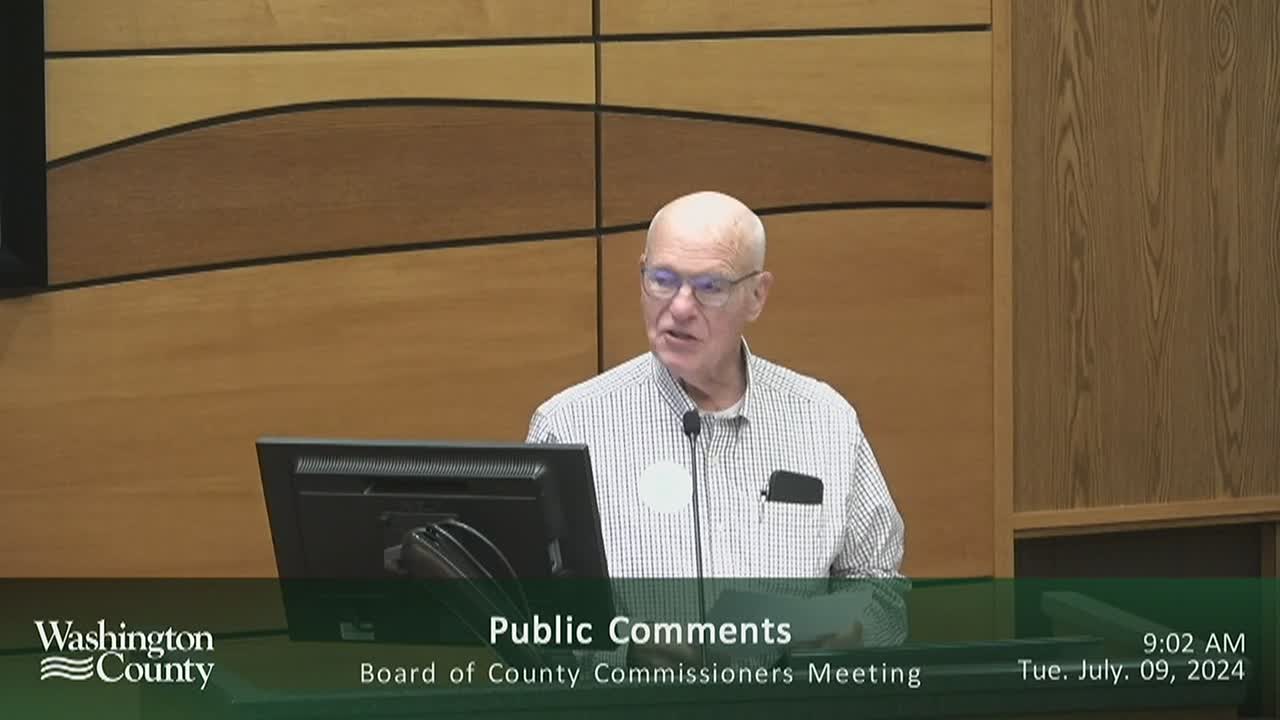 Washington County Board of Commissioners Meeting