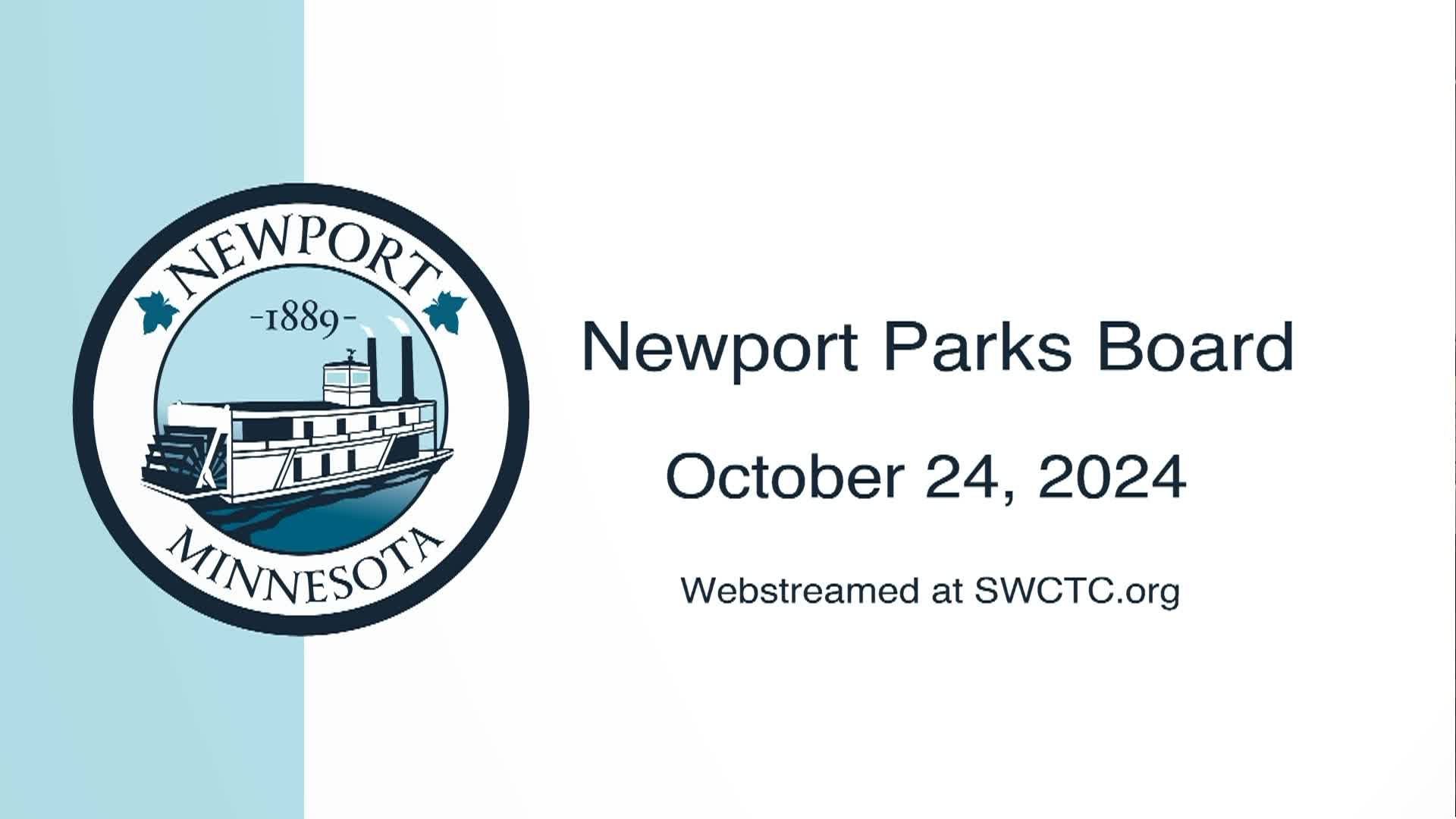 Newport Park Board Meeting