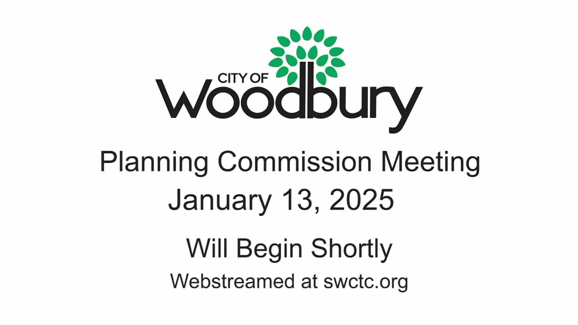 Woodbury Planning Commission Meeting