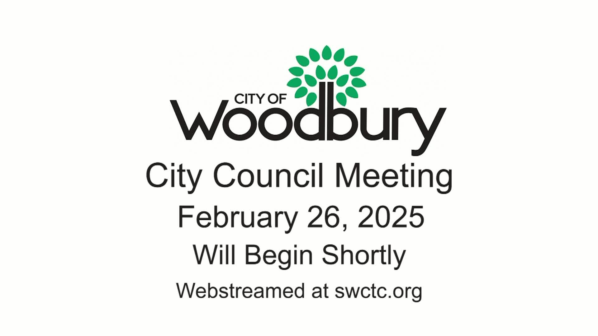 Woodbury City Council Meeting