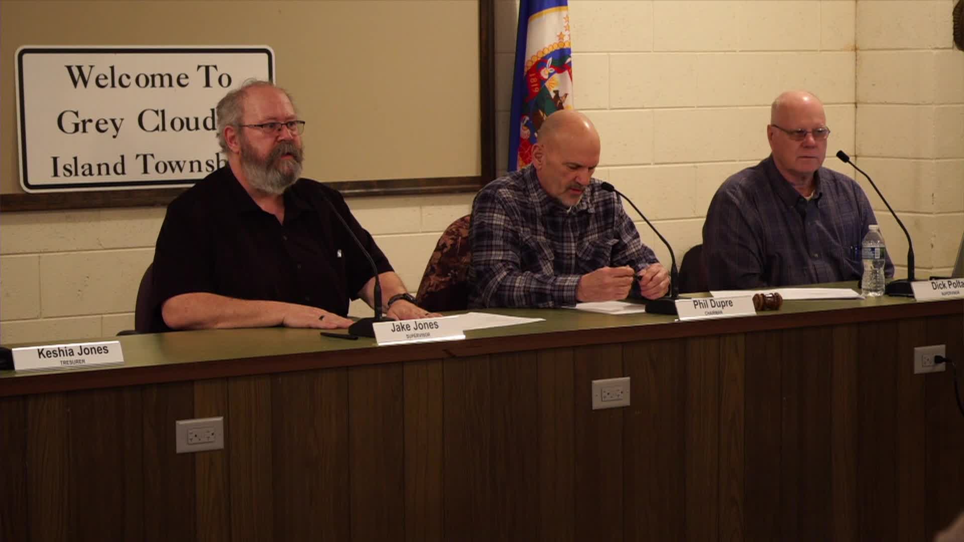 Grey Cloud Annual Town Board Meeting