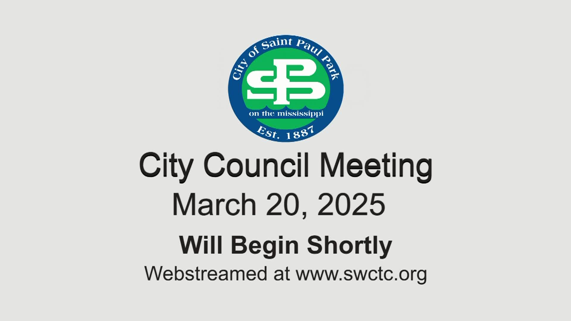 St. Paul Park City Council Meeting