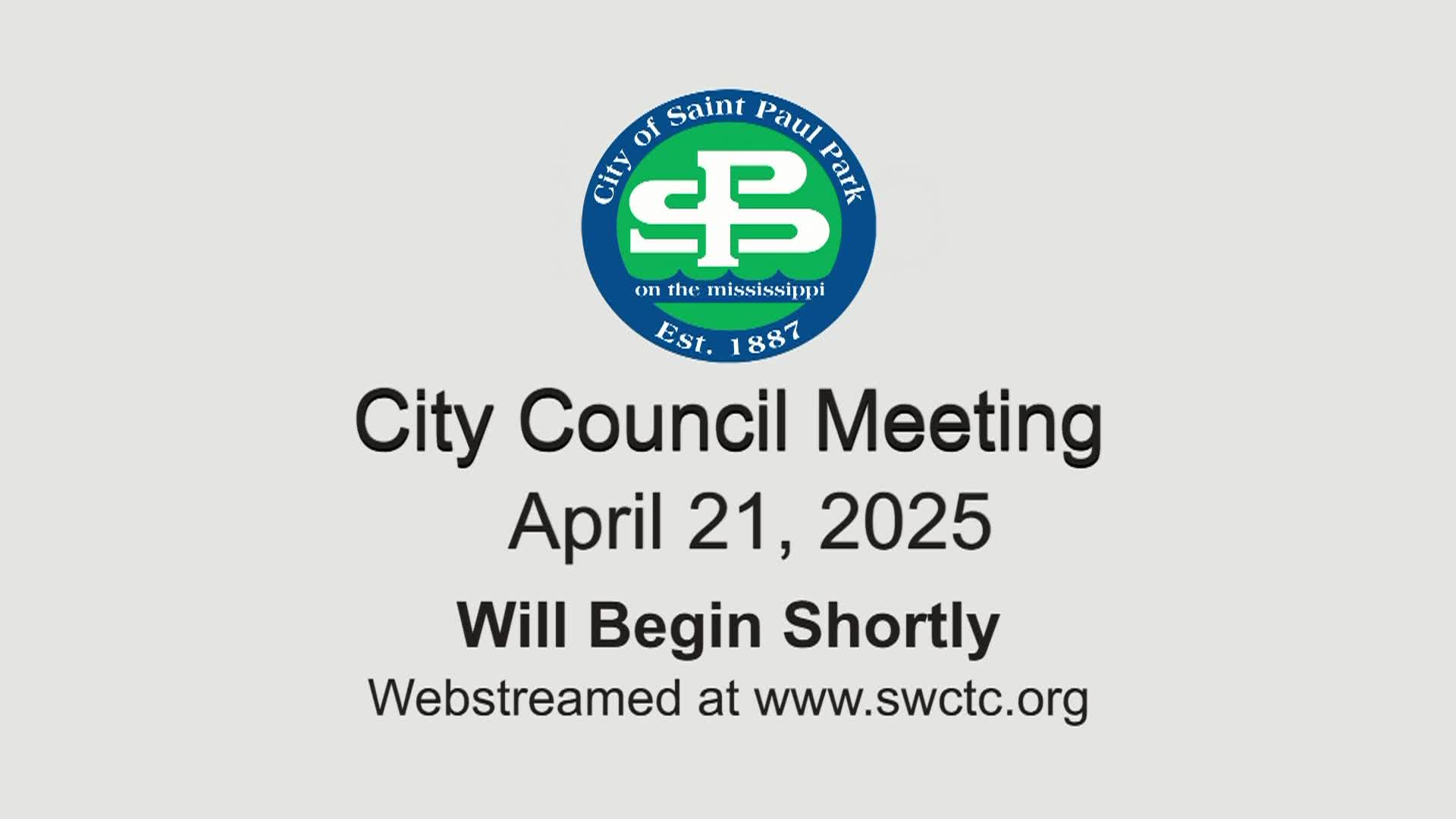 St. Paul Park City Council Meeting