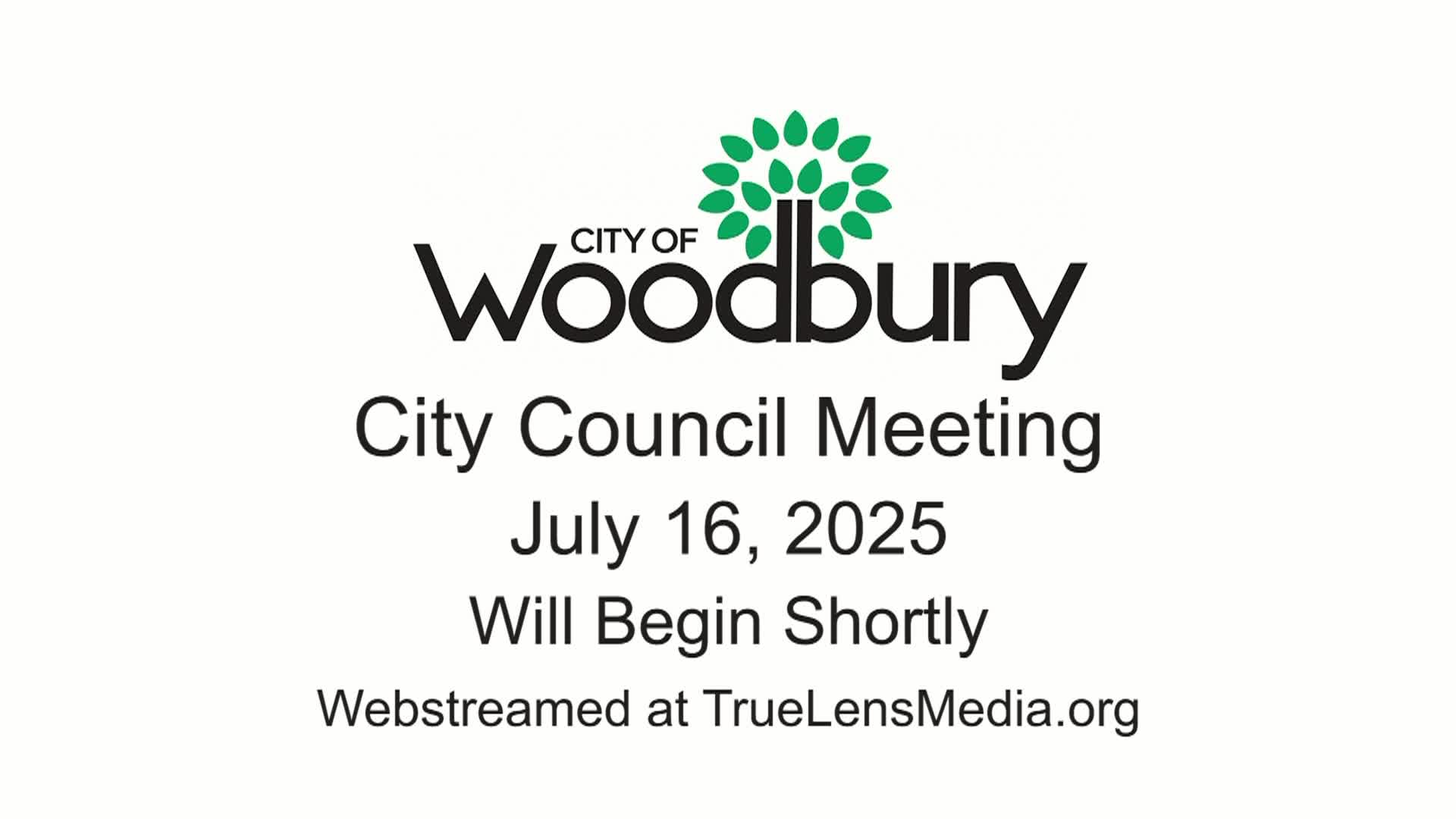 Woodbury City Council Meeting