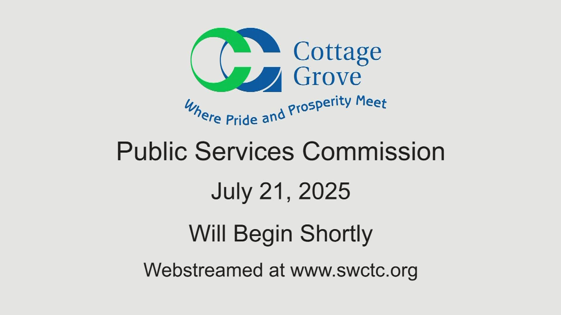 Cottage Grove Public Services Commission