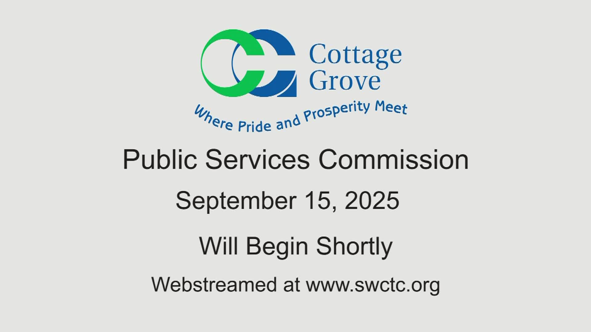 Cottage Grove Public Services Commission