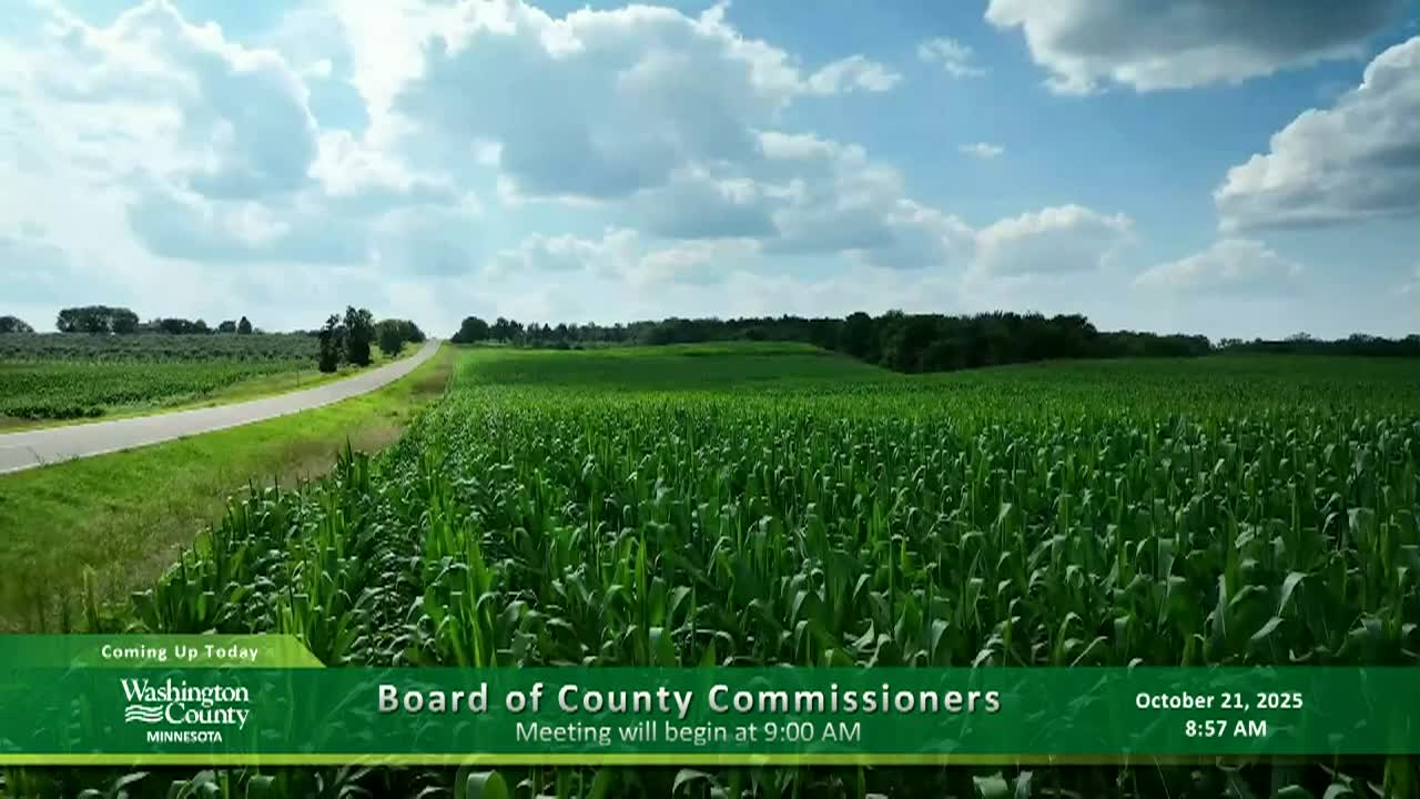 Washington County Board of Commissioners Meeting