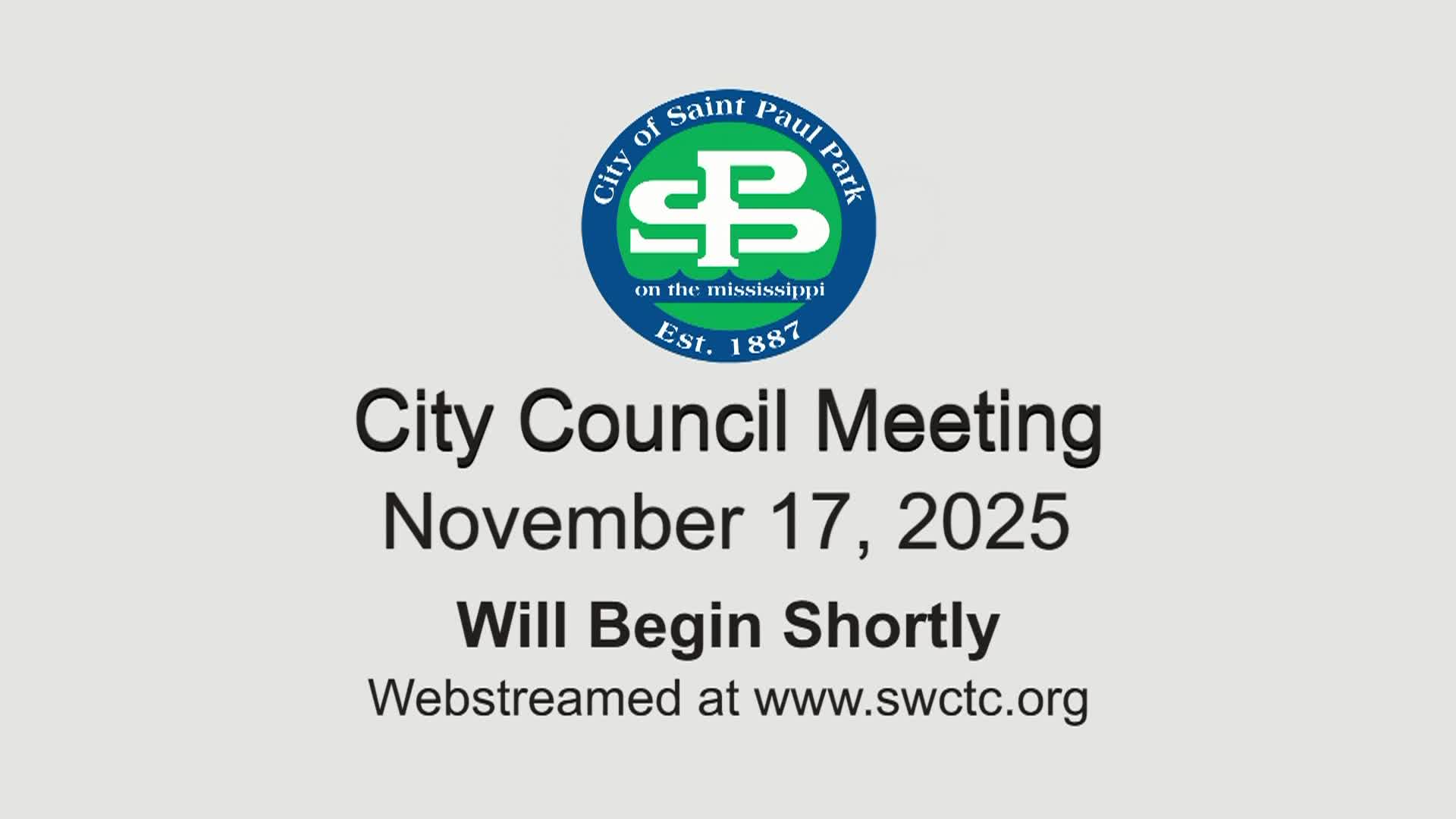 St. Paul Park City Council Meeting