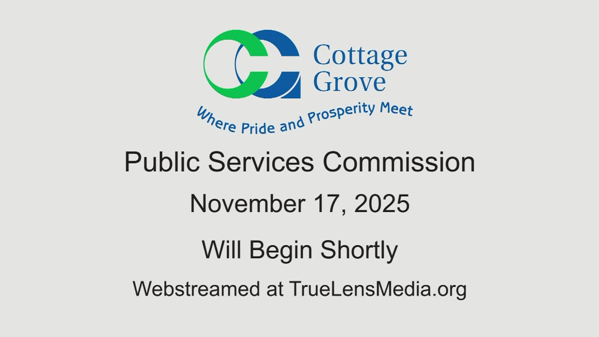 Cottage Grove Public Services Commission