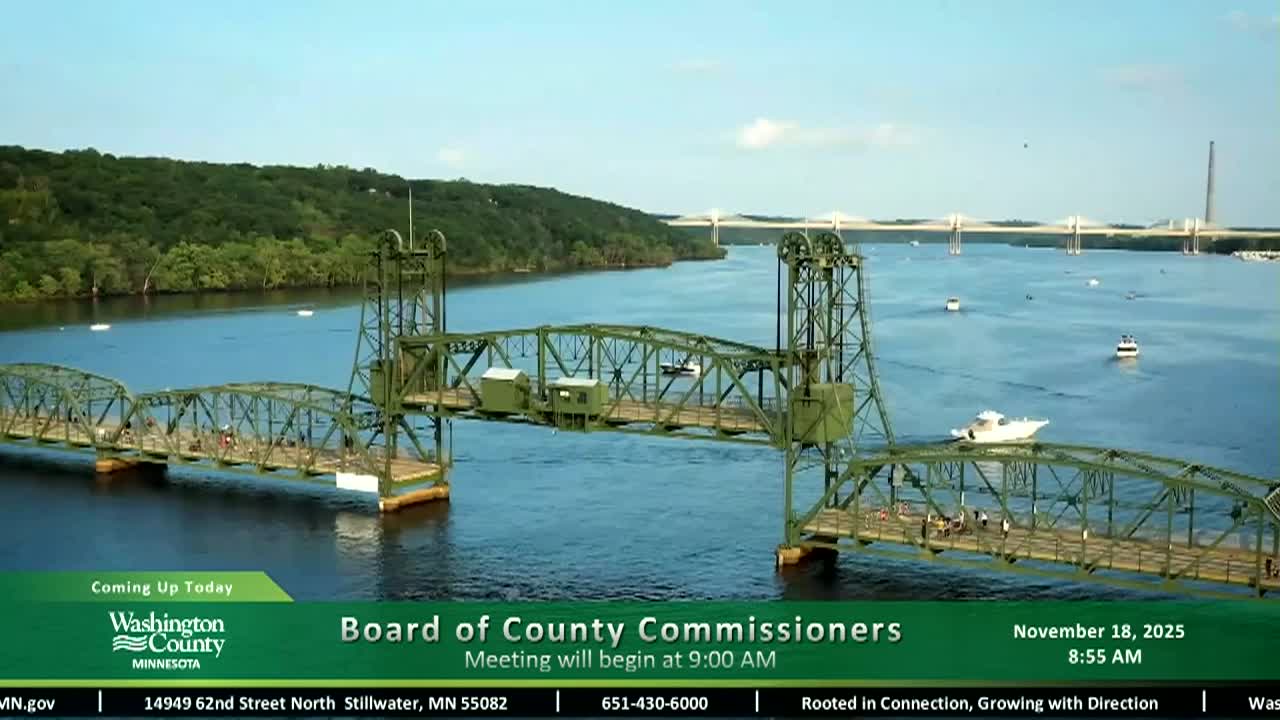 Thumbnail image for Washington County Board of Commissioners Meeting