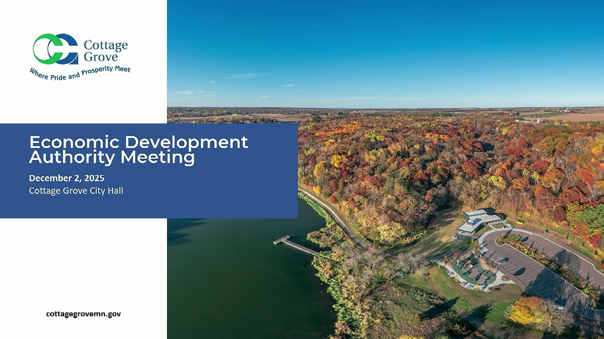 Cottage Grove Economic Development Authority Meeting