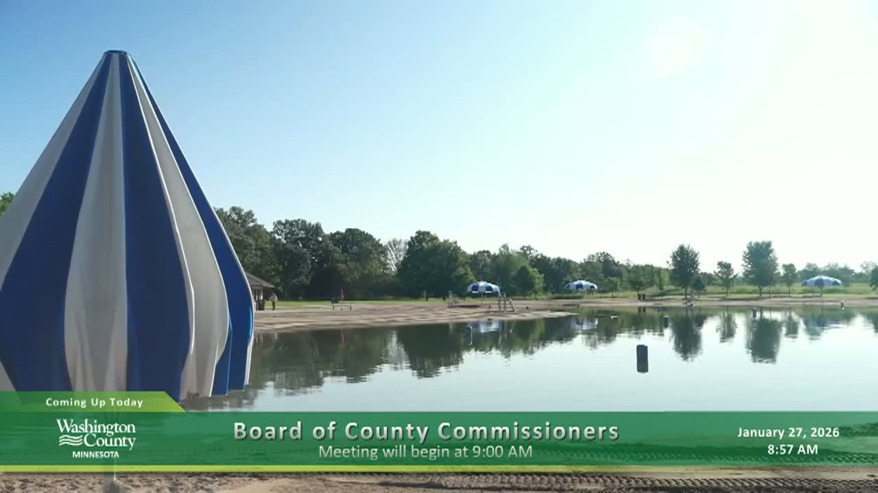 Thumbnail image for Washington County Board of Commissioners Meeting