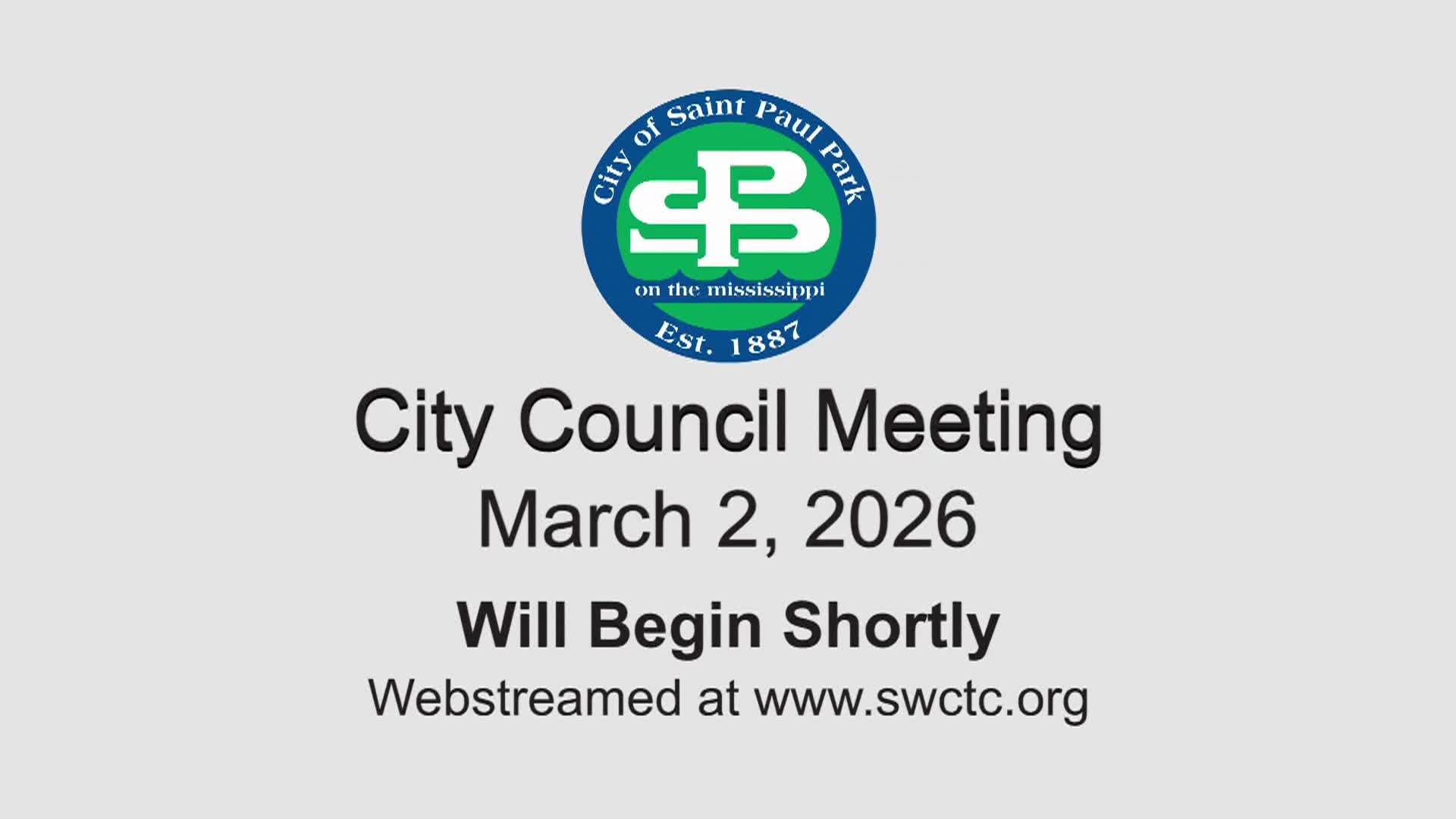 Thumbnail image for St. Paul Park City Council Meeting