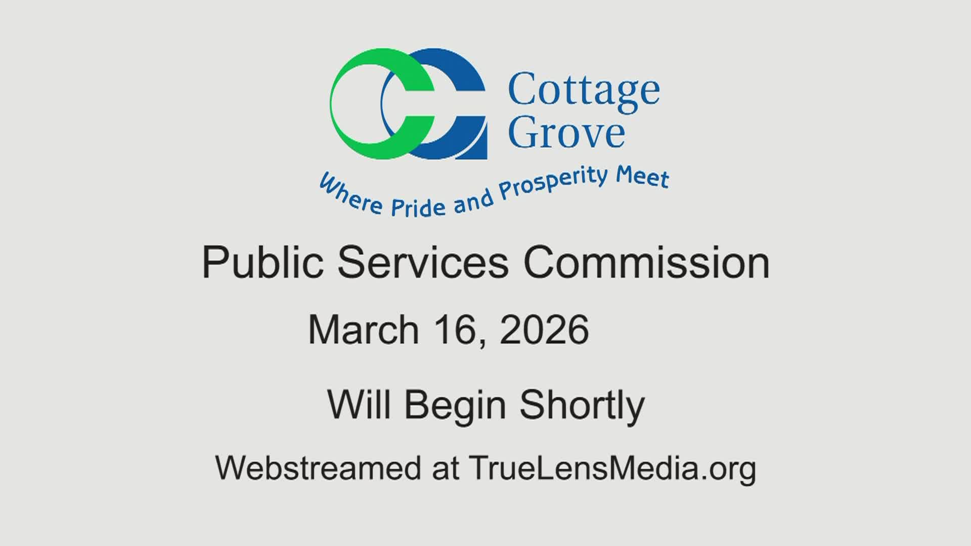 Thumbnail image for Cottage Grove Public Services Commission