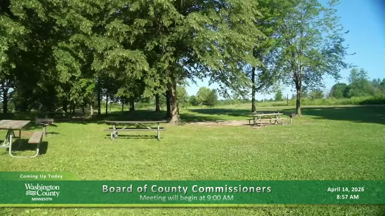 Thumbnail image for Washington County Board of Commission Meeting