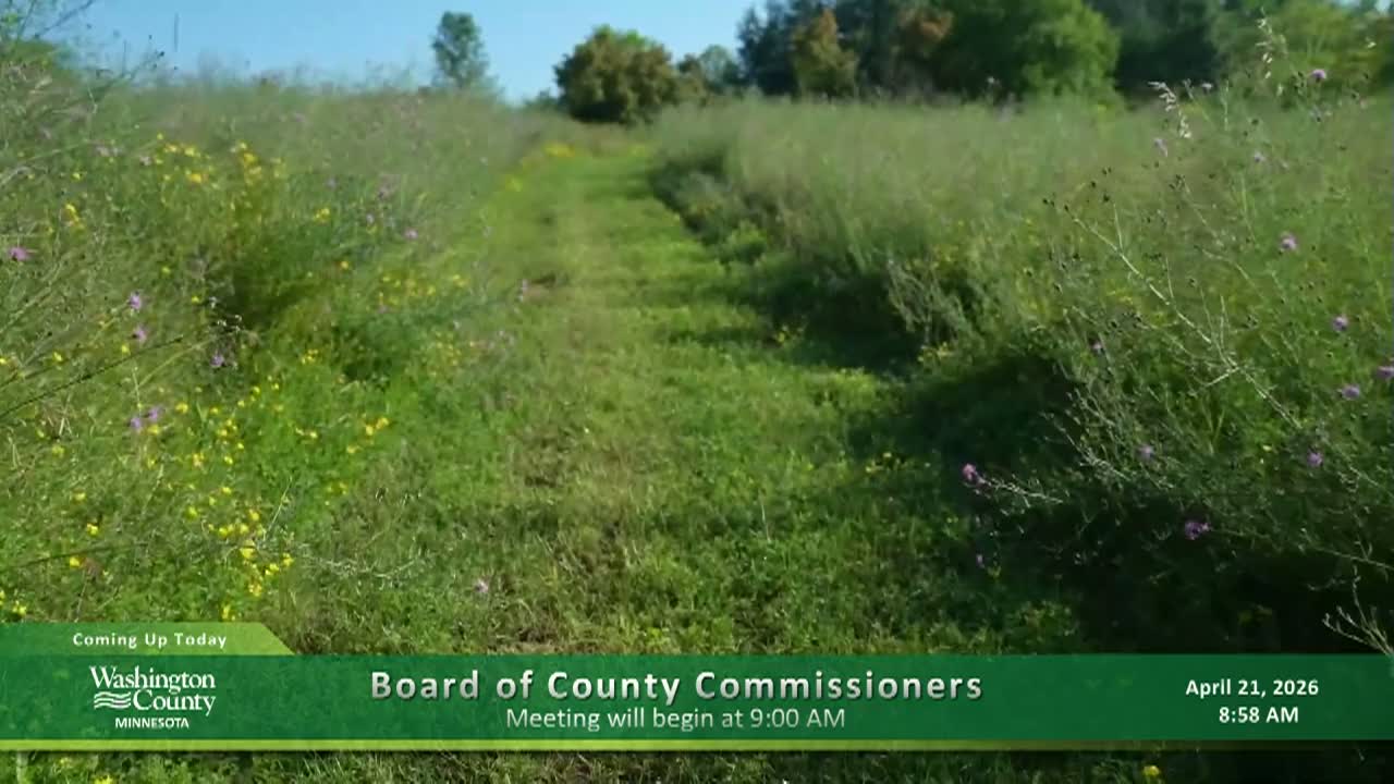 Thumbnail image for Washington County Board of Commission Meeting