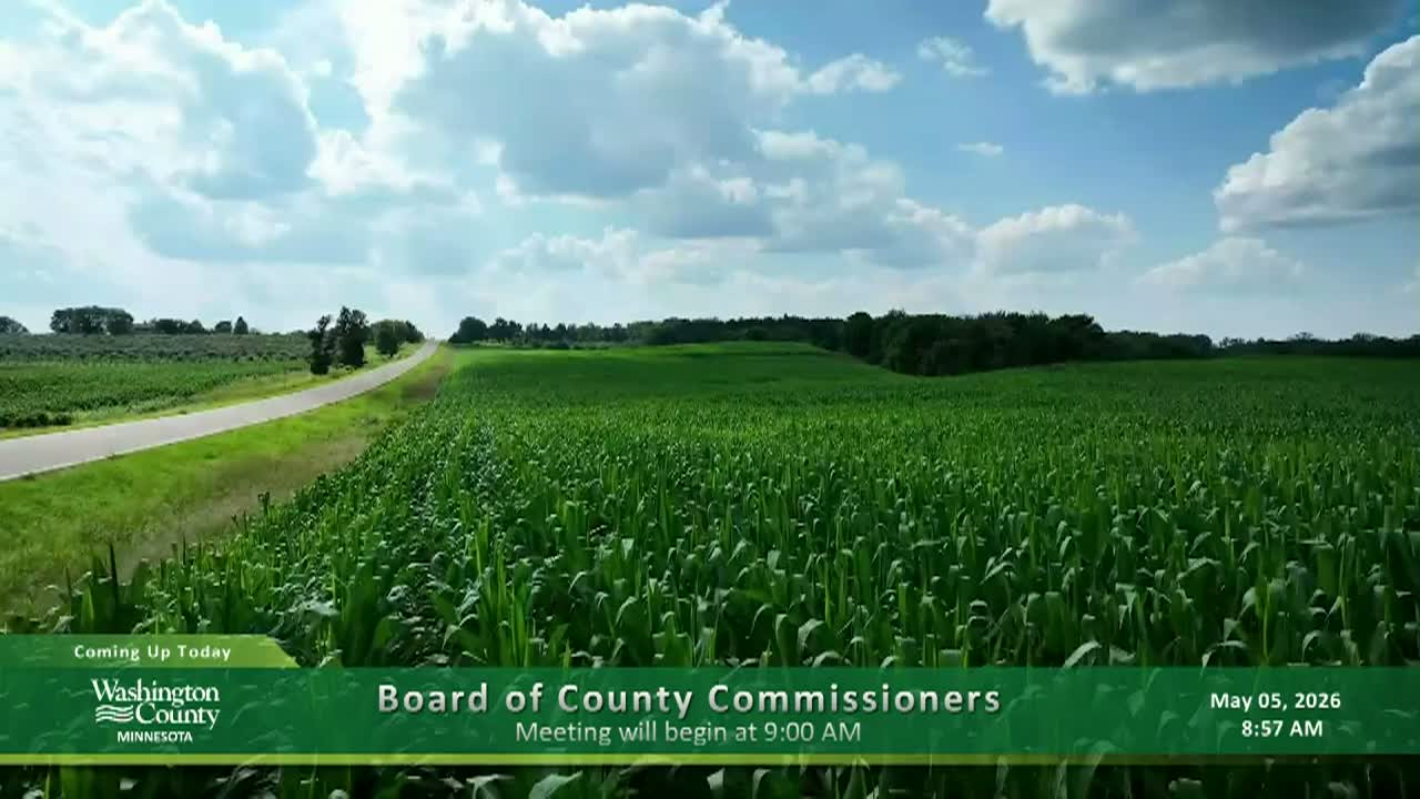 Thumbnail image for Washington County Board of Commission Meeting